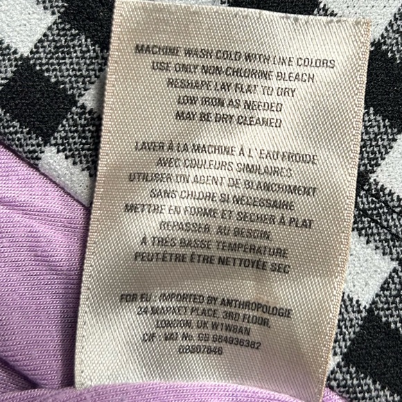 Maeve Anthropologie Gingham pencil skirt size small (no belt) - Picture 8 of 10